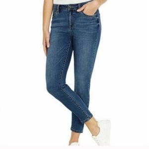 Buffalo David Botton Avalon Mid-Rise Soft Stretch Ankle Skinny Jeans Siz…